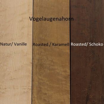 Hals Vogelaugenahorn AA "Schoko" 720x105x24mm