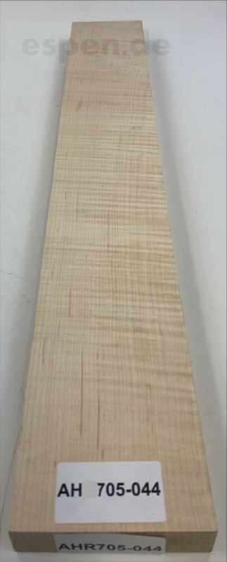 Neck Curly American Maple 4A720x105x30mm Unique Piece #044