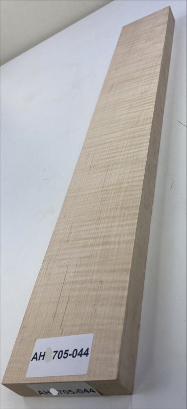 Neck Curly American Maple 4A720x105x30mm Unique Piece #044