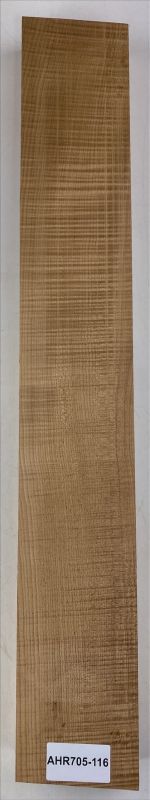 Neck Sycamore / European Maple, curly, roasted 3A, 730x110x48mm Unique Piece #116