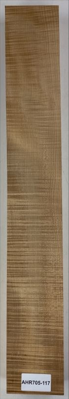 Neck Sycamore / European Maple, curly, roasted 3A, 760x110x50mm Unique Piece #117