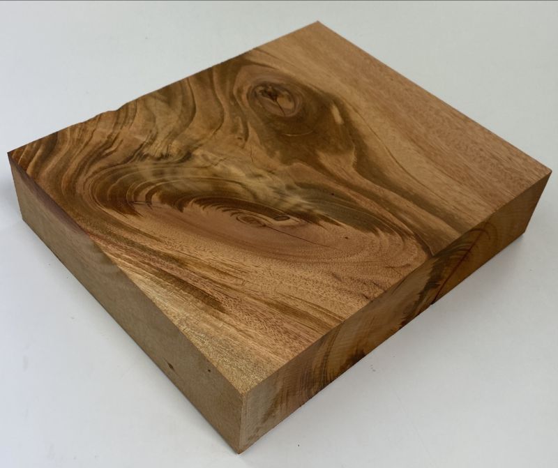 Schalenrohling Tigerwood 200x200x50mm