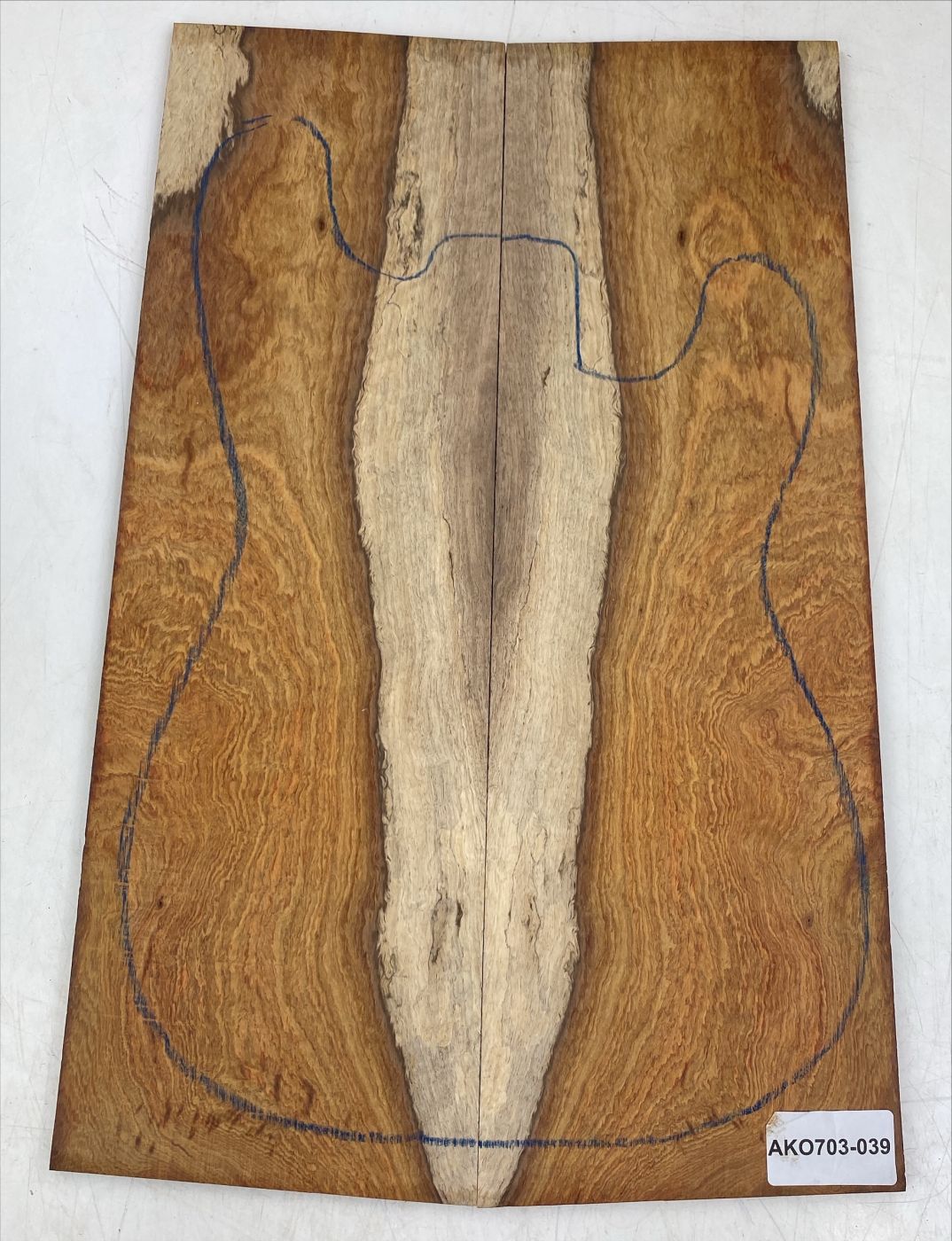 Top African Koa, 7mm, 2-pcs. Unique Piece #039