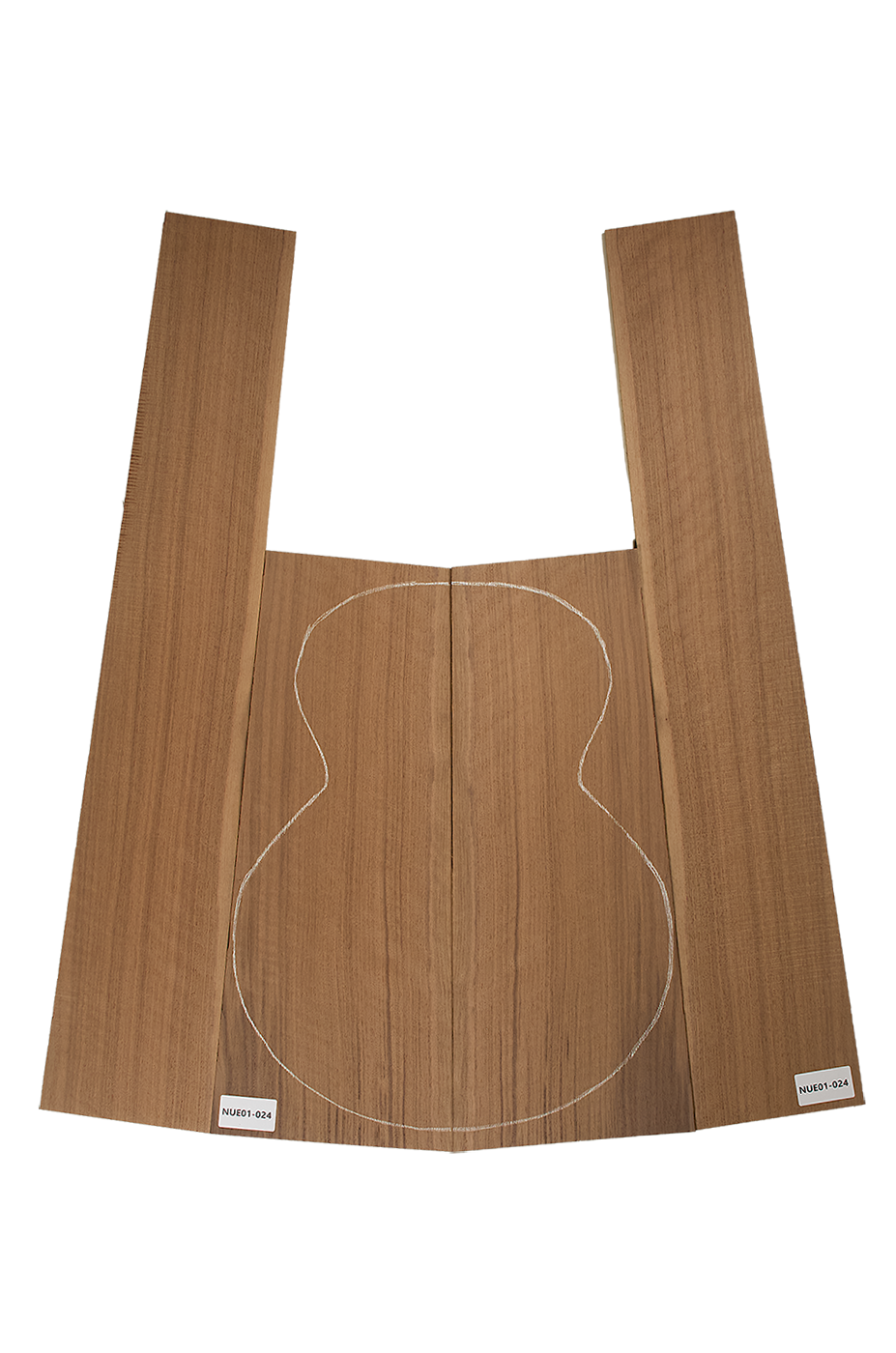 Back & Sides Walnut, European, figured, Classic Size, Unique Piece #024