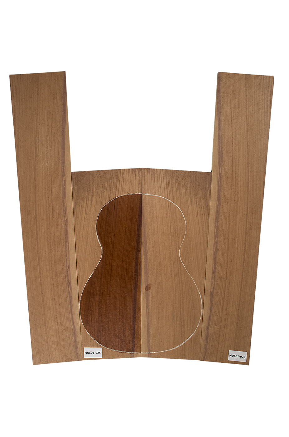 Back & Sides Walnut, European, figured, Western Size, Unique Piece #025