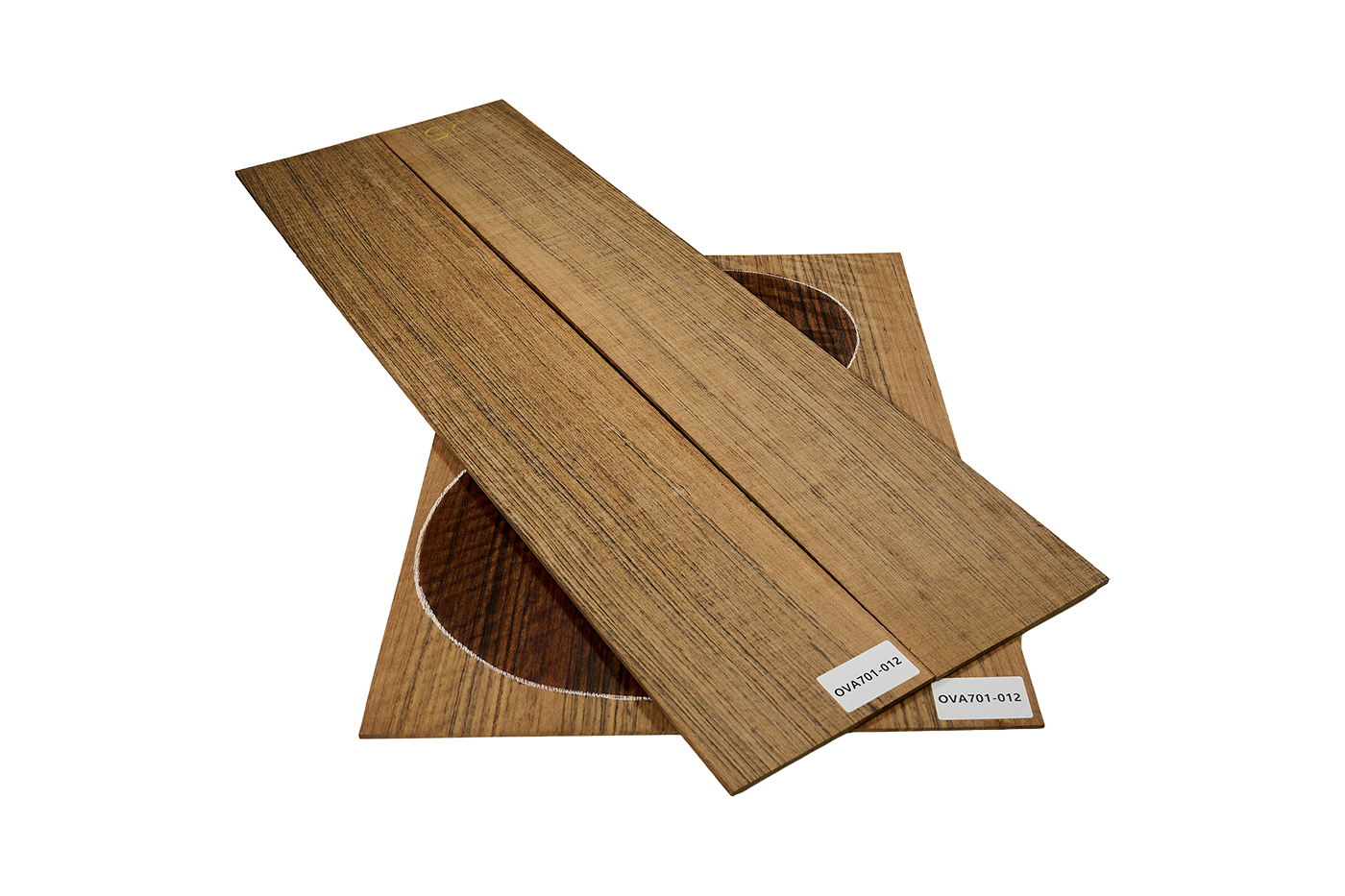Boden & Zargen Ovangkol AA, Western Model, FSC®100%, Einzelstück #012