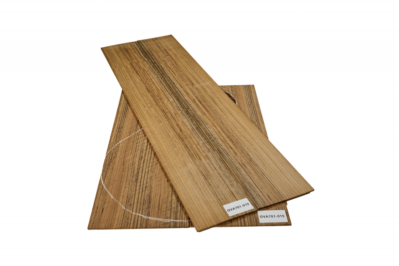 Back & Sides Ovangkol AA, Western Size, FSC®100%, Unique Piece #019