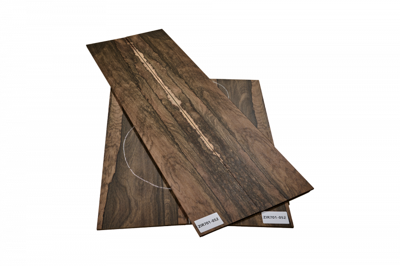 Back & Sides Zirikote Western Size Unique Piece #052