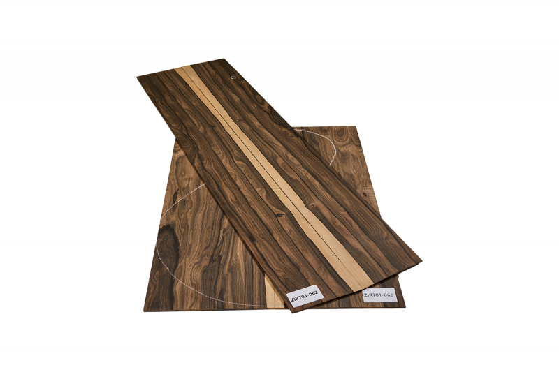 Back & Sides Zirikote Western Size Unique Piece #062