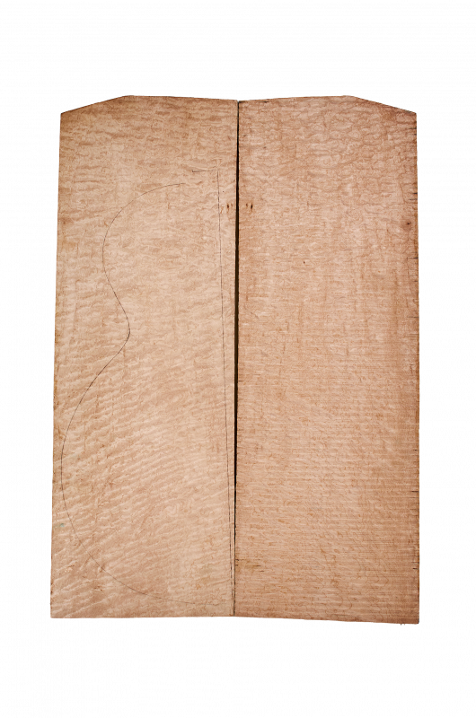 Top Quilted Maple, 2-pcs. 8mm Unique Piece #011