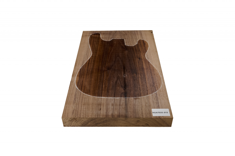 Body American Walnut 1-pc., Unique-Piece #015
