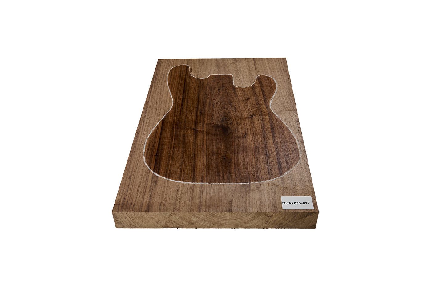 Body American Walnut 1-pc., Unique-Piece #017