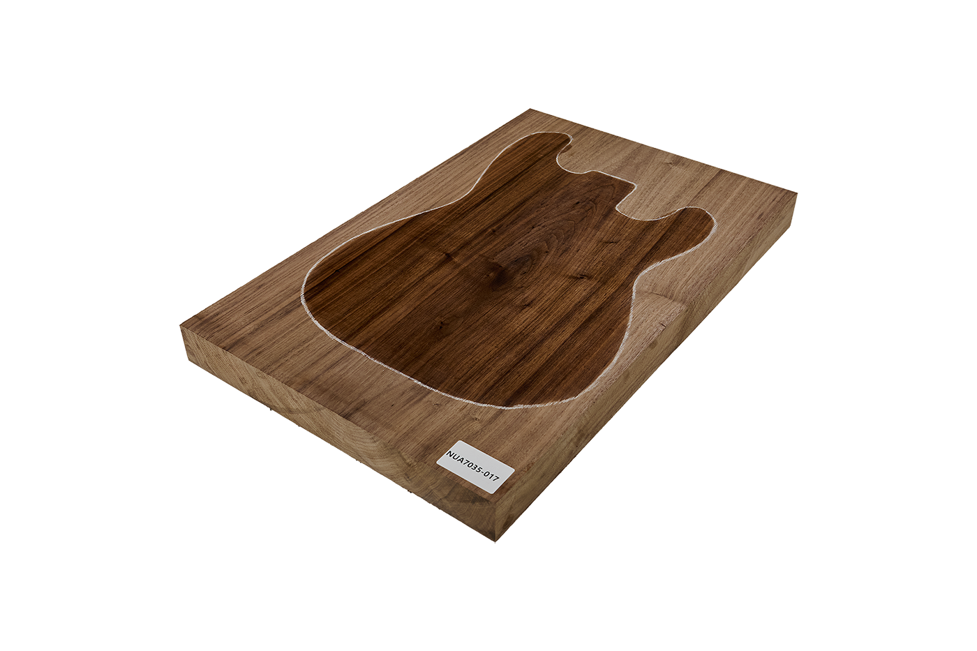 Body American Walnut 1-pc., Unique-Piece #017