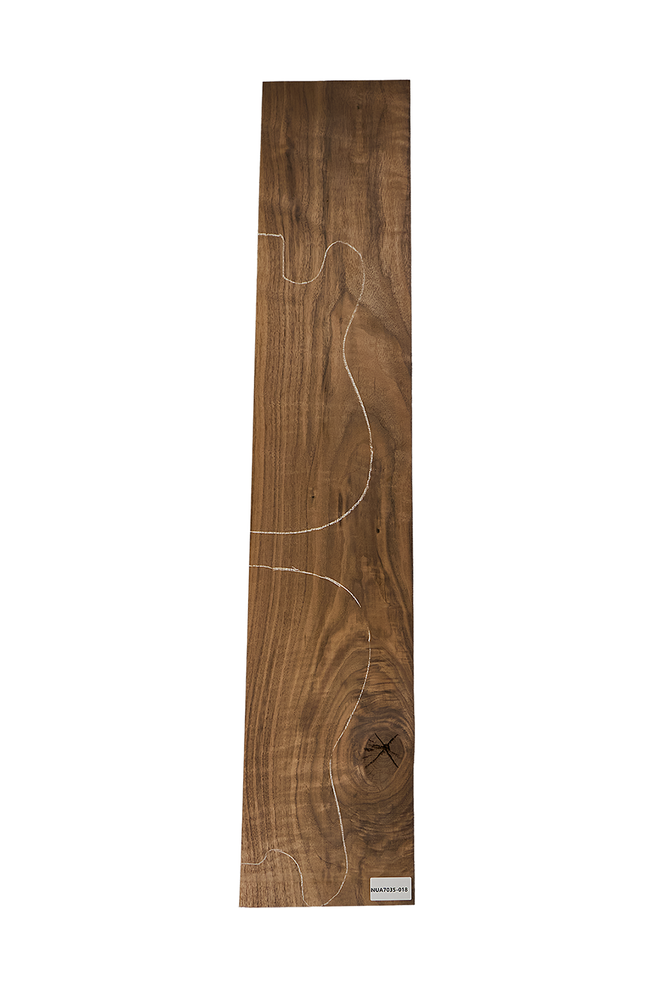 Body American Walnut 2-pcs., Unique-Piece #018