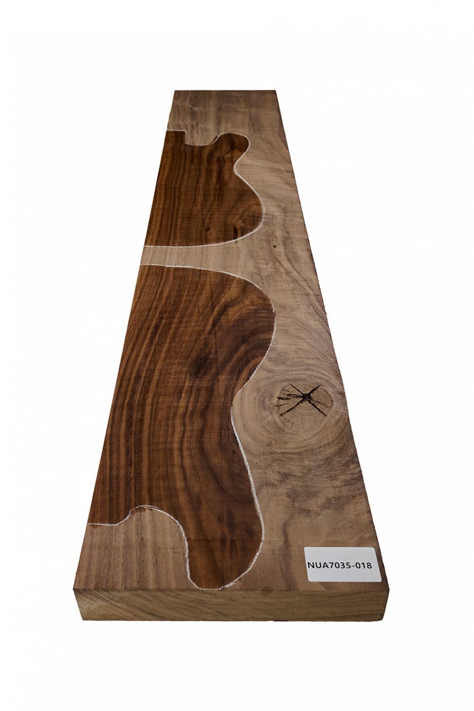 Body American Walnut 2-pcs., Unique-Piece #018