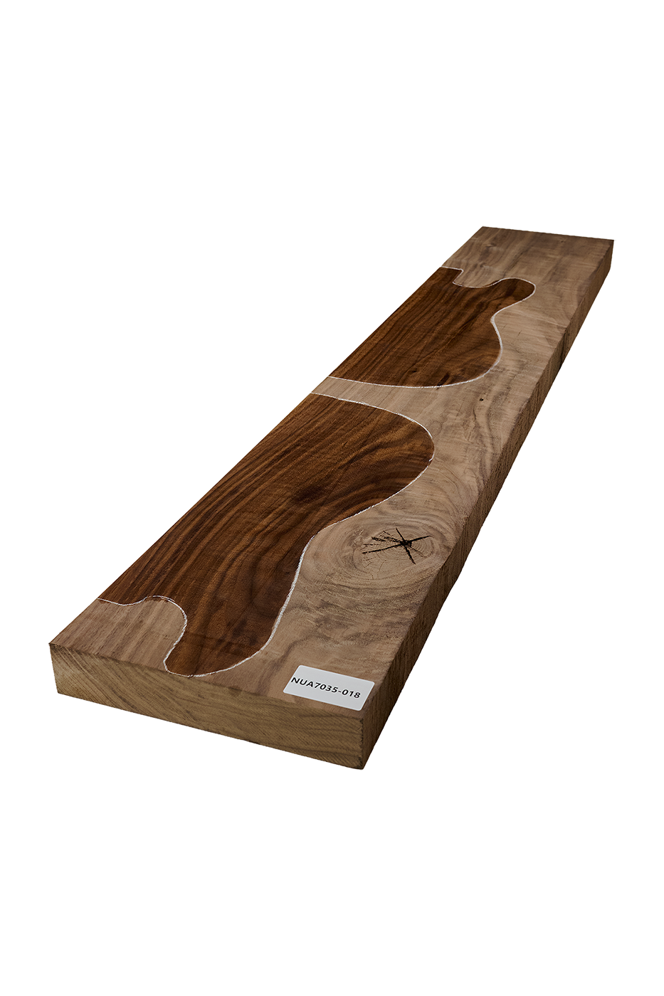 Body American Walnut 2-pcs., Unique-Piece #018