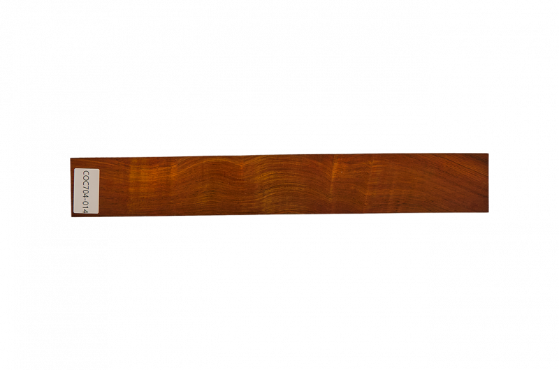 Fretboard Cocobolo 530x74x9mm,  Unique Piece #014