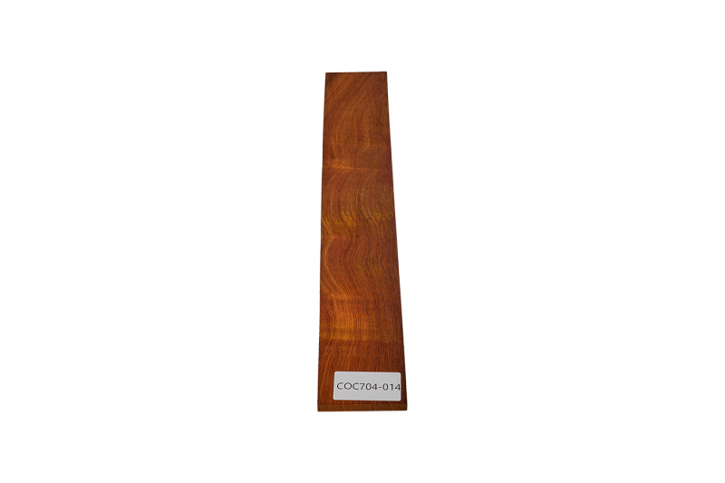 Fretboard Cocobolo 530x74x9mm,  Unique Piece #014