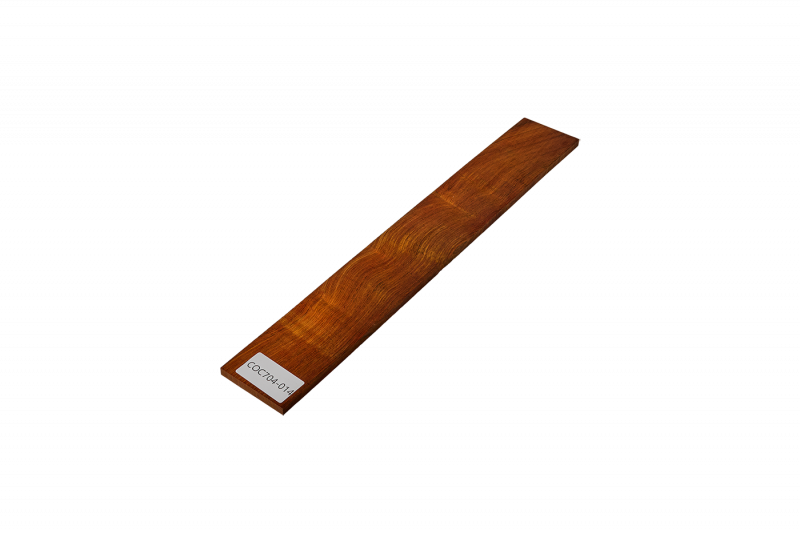 Fretboard Cocobolo 530x74x9mm,  Unique Piece #014