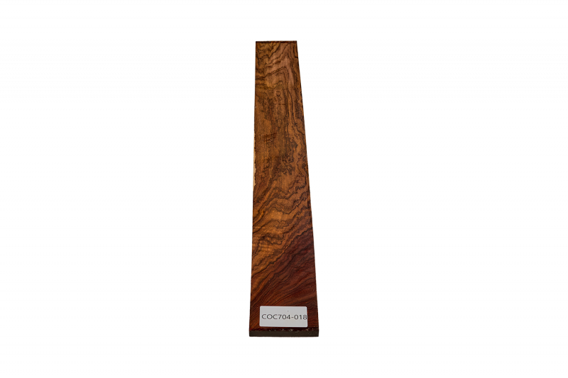 Fretboard Cocobolo 720x80x10mm Unique Piece #018