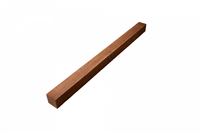 Billiard Square Chechen / Black Poisson Wood 40x40x460mm