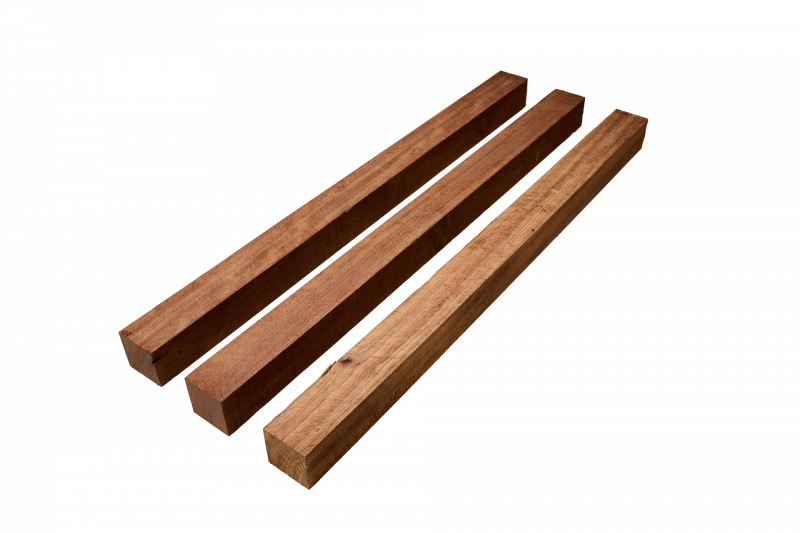 Billiard Square Chechen / Black Poisson Wood 40x40x460mm