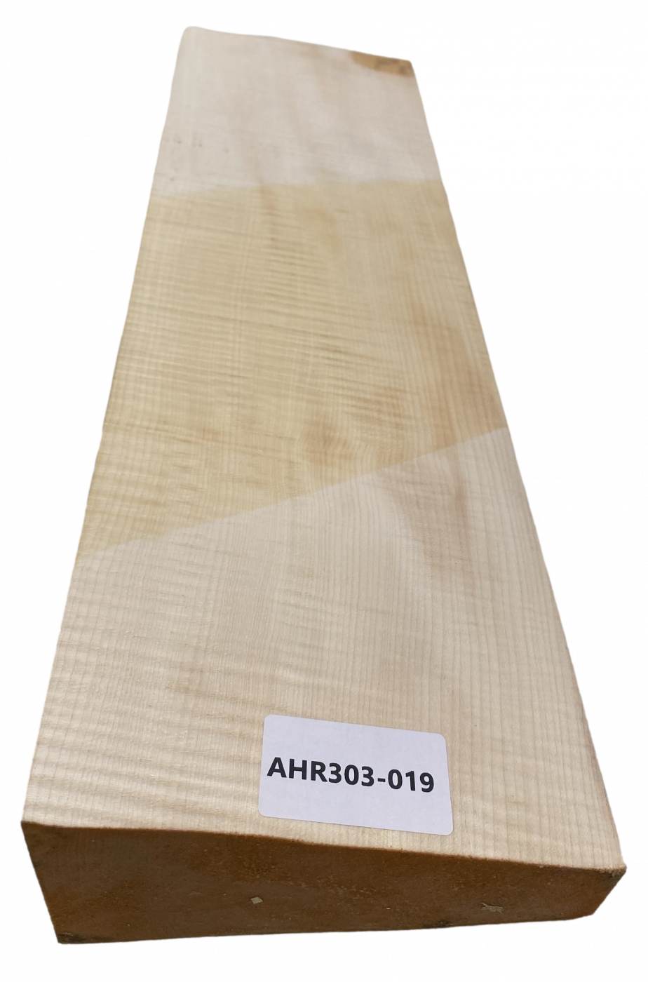 Set Back, Sides and Neck plank Curly Maple for Cello Unique Piece #019
