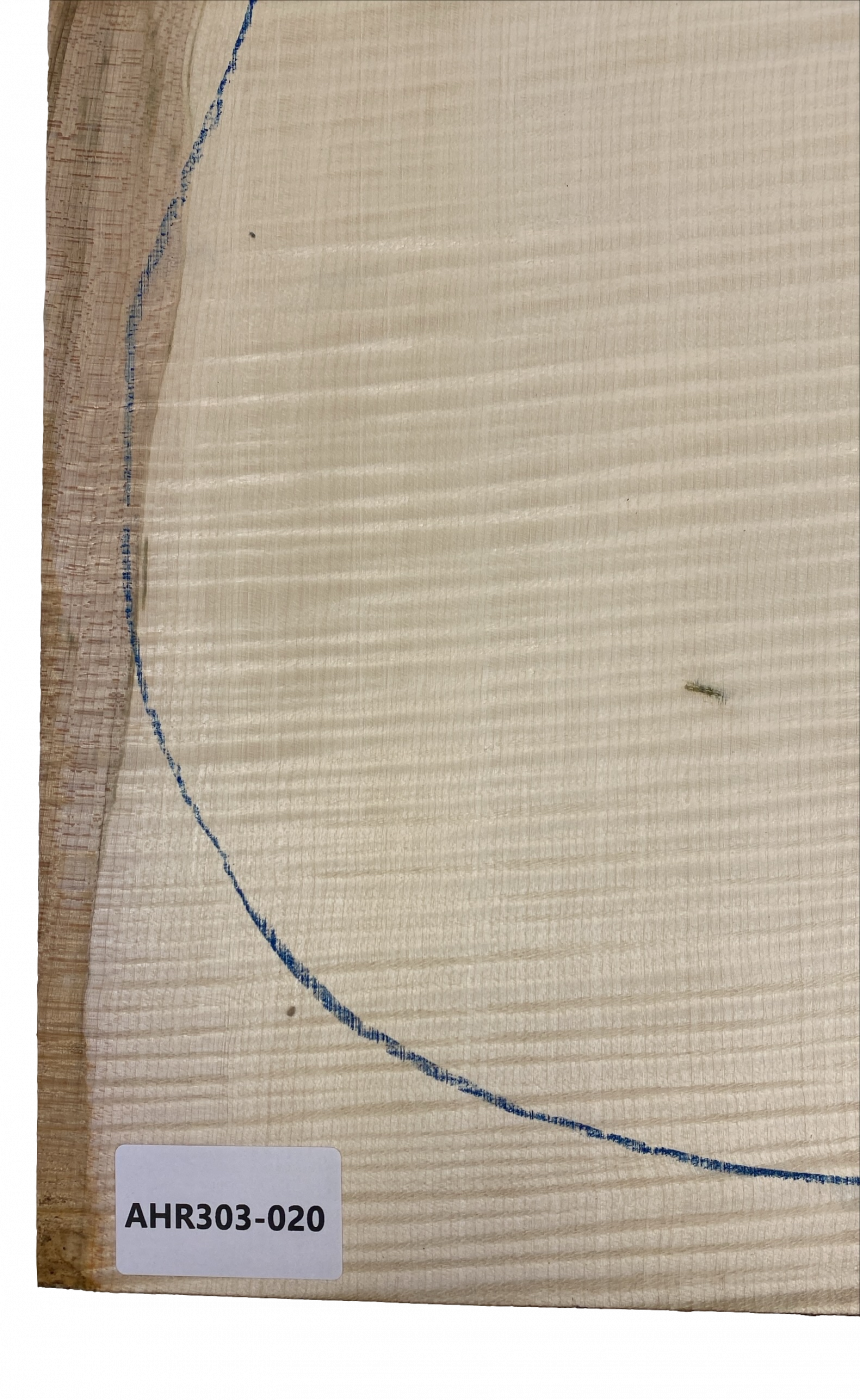 Set Back, Sides and Neck plank Curly Maple for Cello Unique Piece #020