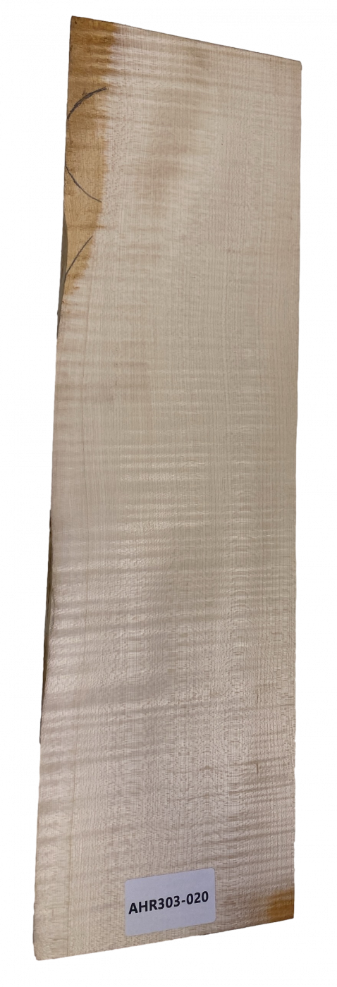Set Back, Sides and Neck plank Curly Maple for Cello Unique Piece #020