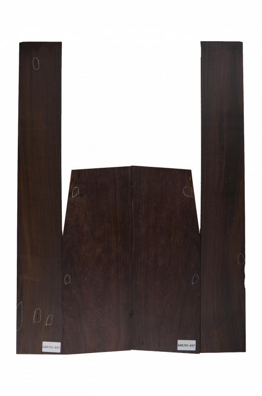 Back & Sides African Blackwood (Grenadill) Western Size Unique Piece #037
