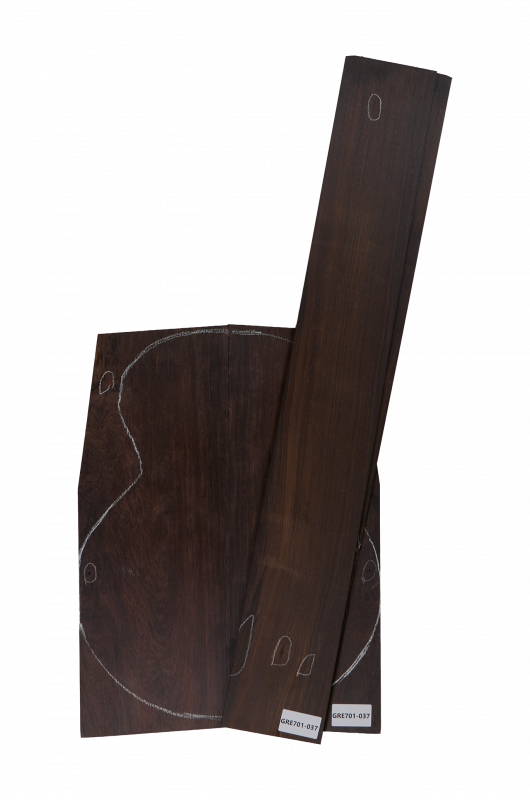 Back & Sides African Blackwood (Grenadill) Western Size Unique Piece #037