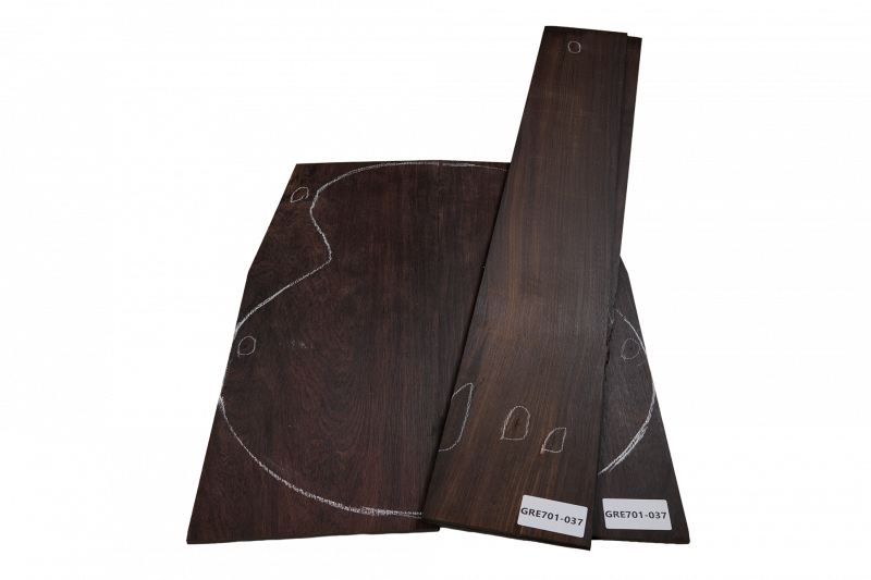 Back & Sides African Blackwood (Grenadill) Western Size Unique Piece #037