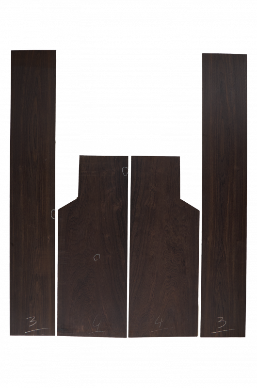 Back & Sides African Blackwood (Grenadill) Western Size Unique Piece #039