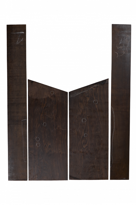 Back & Sides African Blackwood (Grenadill) Classic Size Unique Piece #040