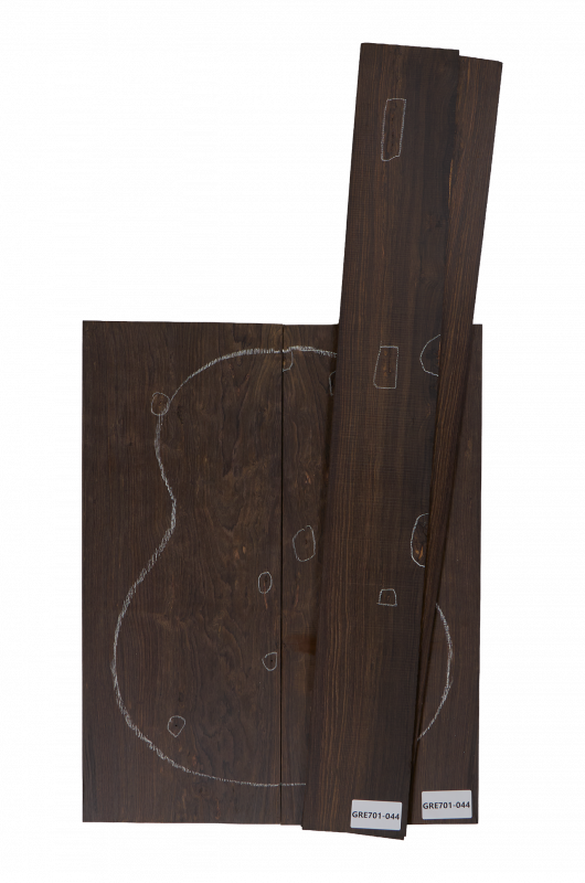 Back & Sides African Blackwood (Grenadill) Western Size Unique Piece #044