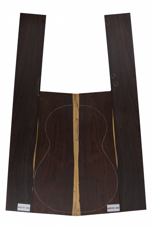 Back & Sides African Blackwood (Grenadill) Classic Size Unique Piece #046