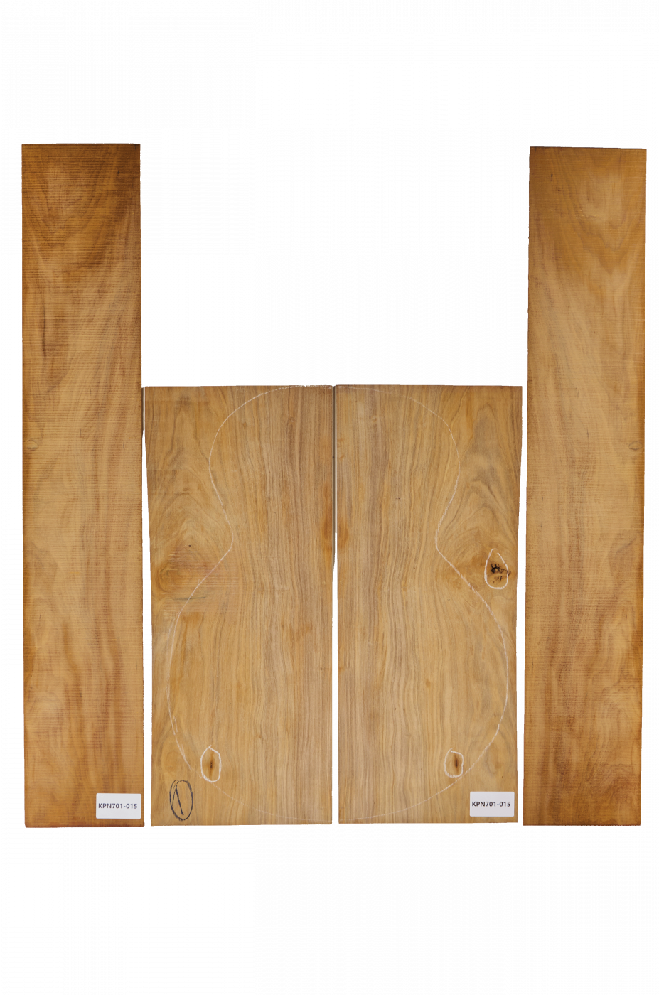 Back & Sides Caribbean Pernambuco, Western, FSC100% - #015