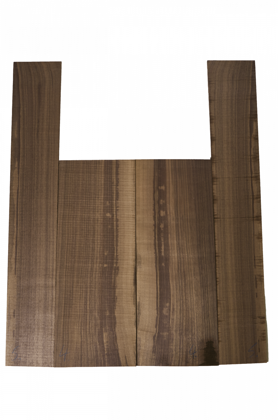 Back & Sides American Walnut Western Size, Unique Piece #009