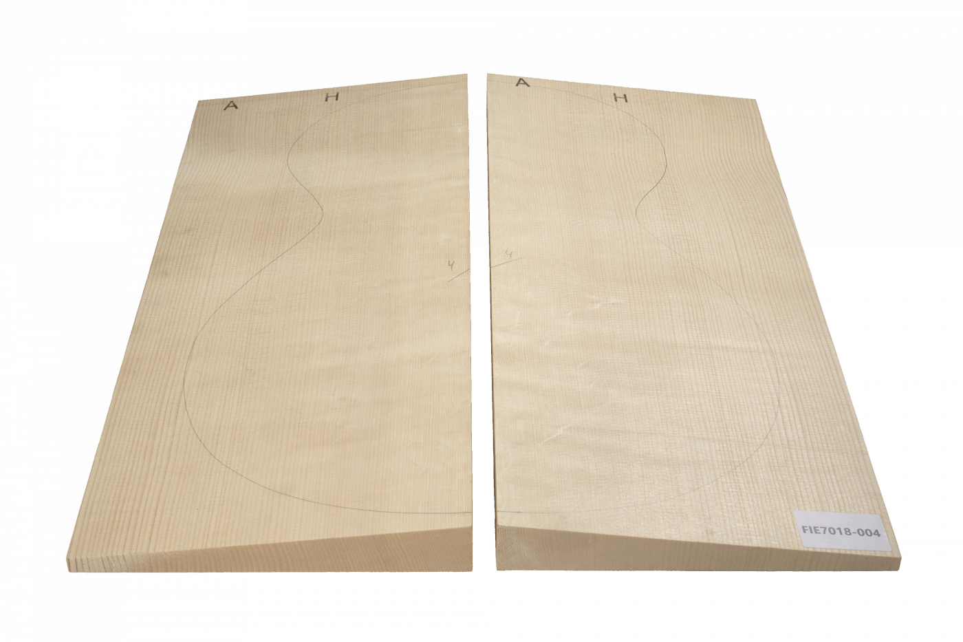 Gitarrendecke Schweizer Fichte,  Arch-Top Einzelstück #004