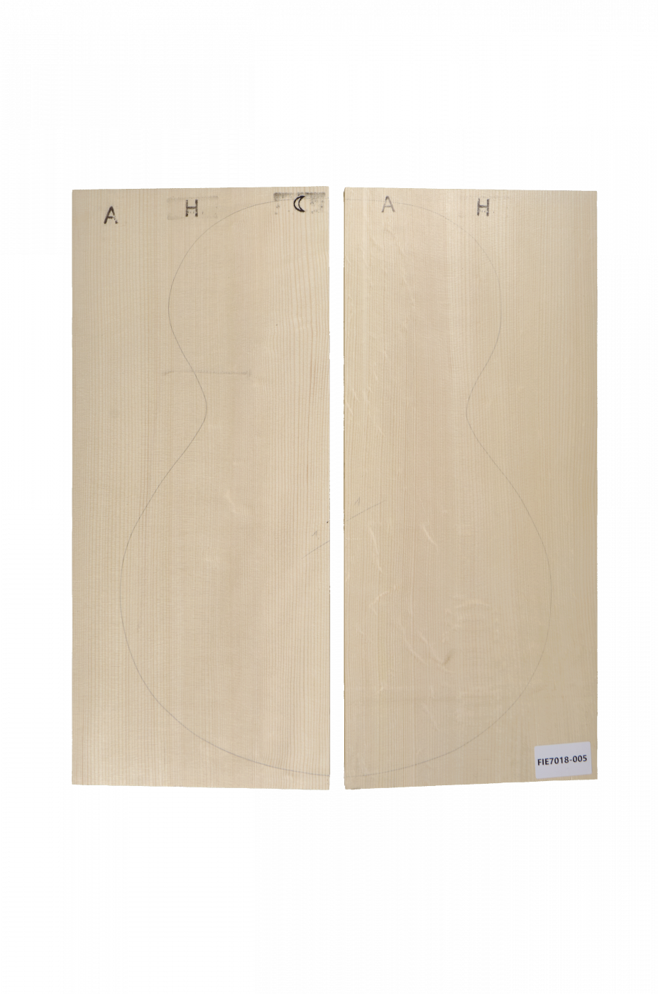 Gitarrendecke Schweizer Fichte,  Arch-Top Einzelstück #005