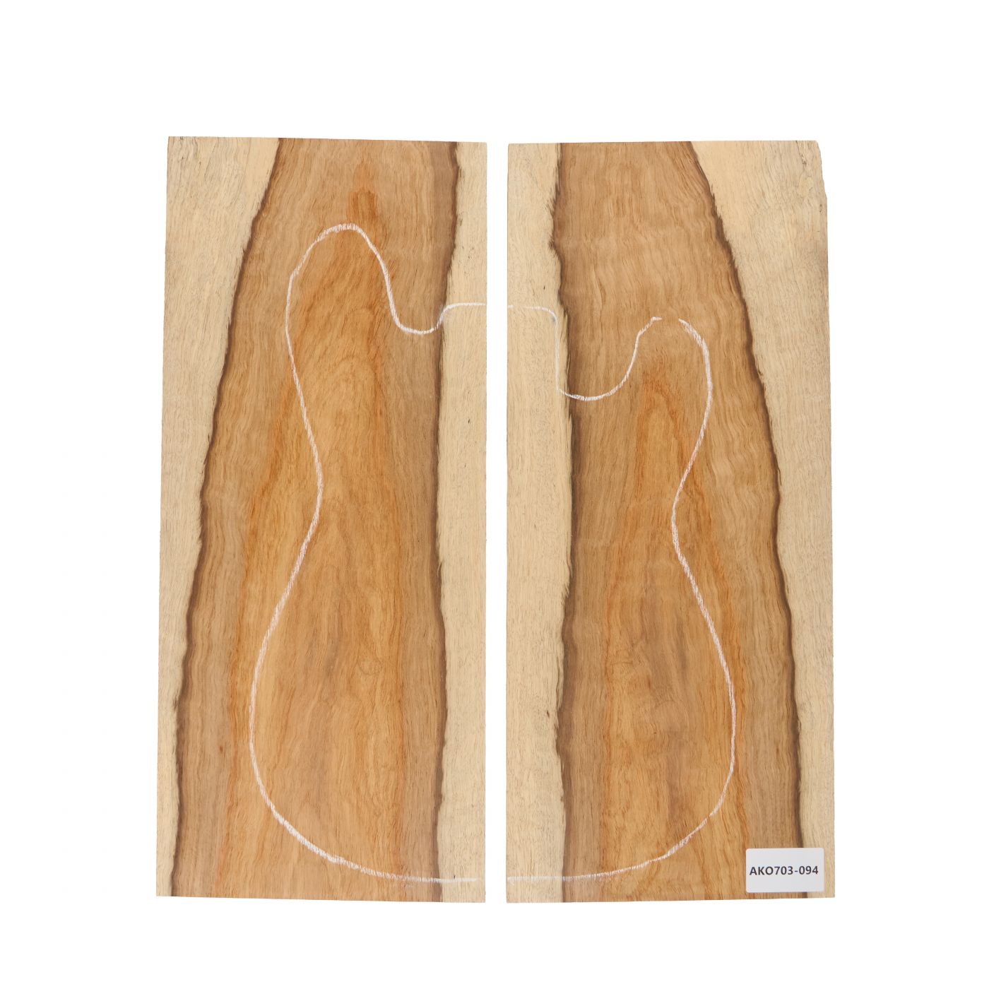 Top Afrik. Koa 22mm, 2-tlg., Einzelstück #094