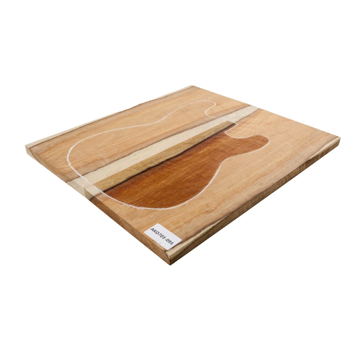 Top Afrik. Koa 22mm, 2-tlg., Einzelstück #095