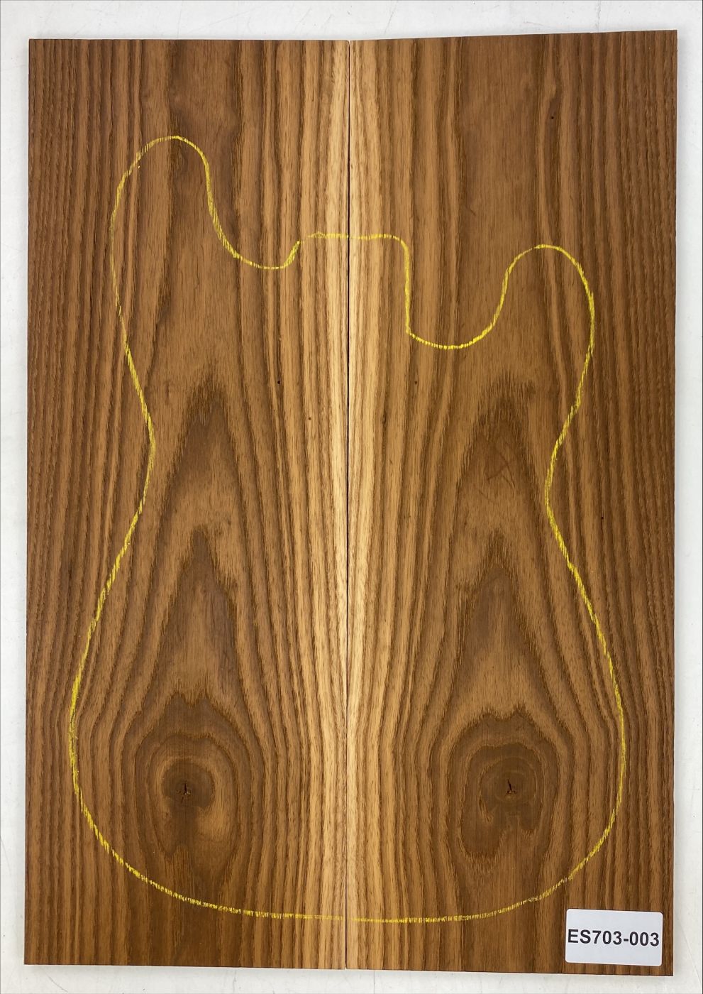 Top Esche,  roasted, 2-tlg. 7mm Einzelstück #003