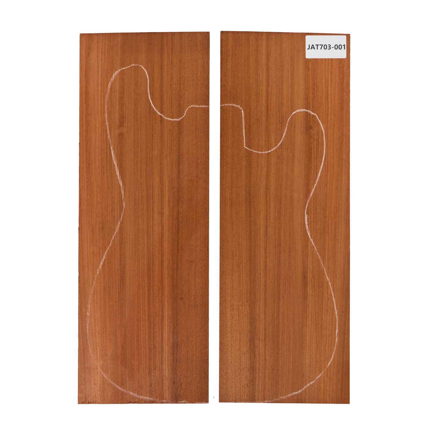 Top Jatobá, 2-pcs. 8 mm - FSC®100% Unique-Piece #001