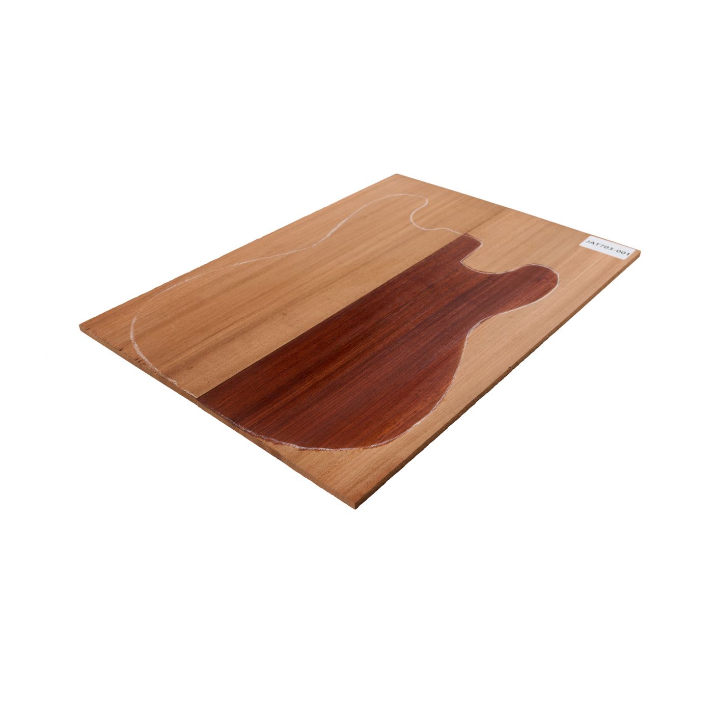 Top Jatobá, 2-pcs. 8 mm - FSC®100% Unique-Piece #001