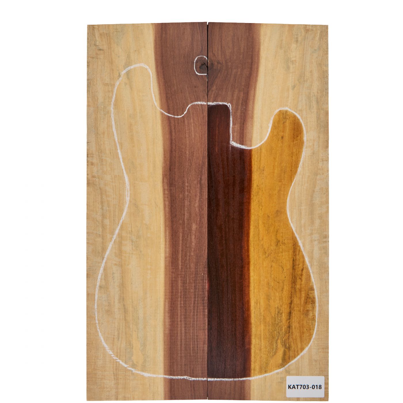 Top Mexican Rosewood, 2-pcs. 9mm, Unique-Piece #018