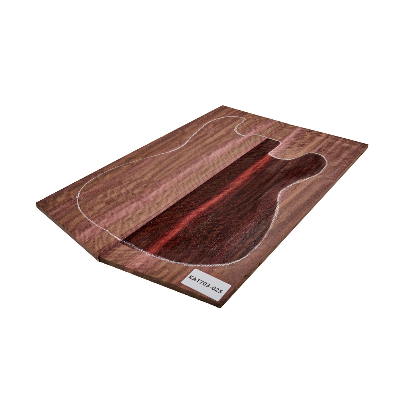 Top Mexican Rosewood flamed, 2-pcs. 9mm,  Unique-Piece #025