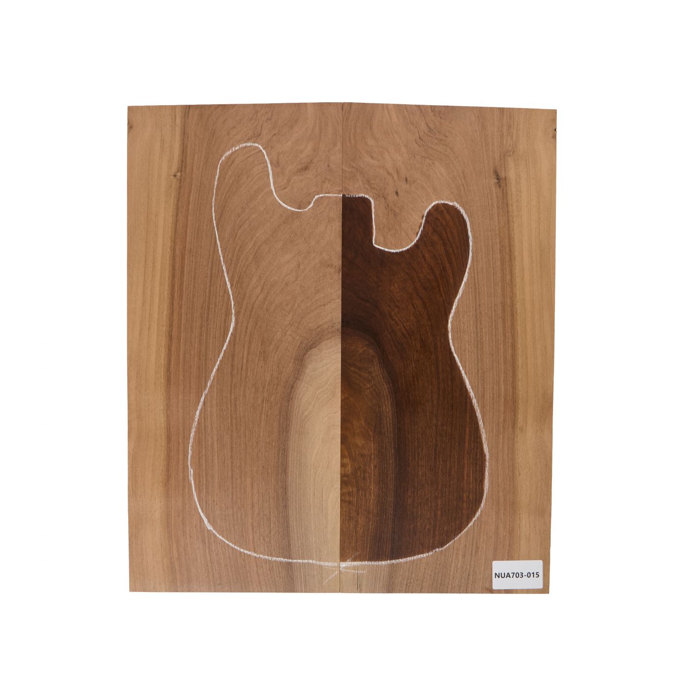 Top Walnut American, 2-pcs. 18mm,  Unique Piece #015