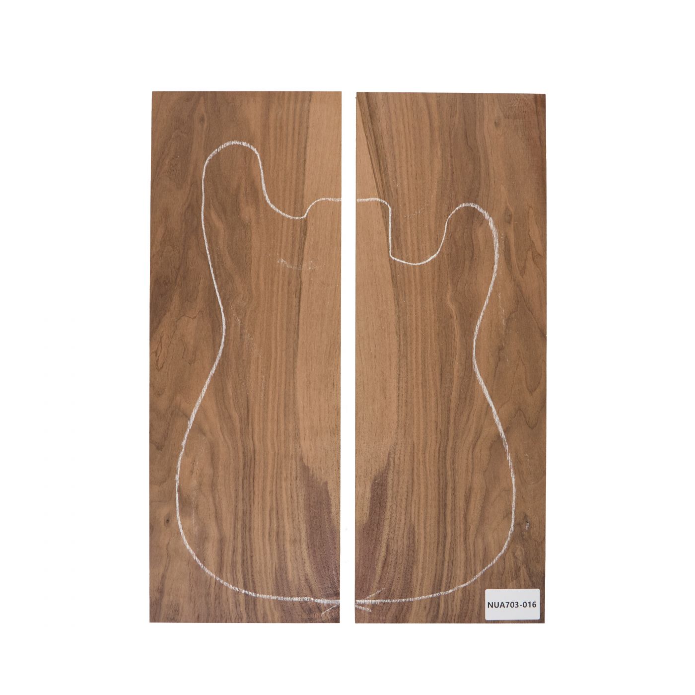 Top Walnut American, 2-pcs. 20mm, Unique Piece #016