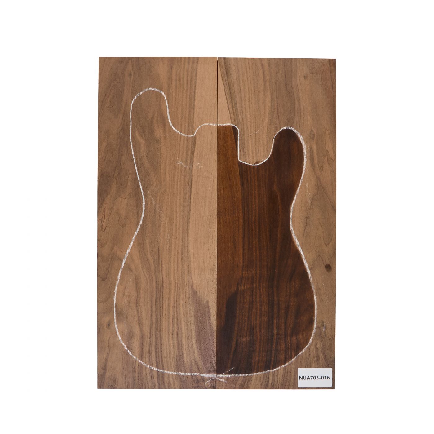 Top Walnut American, 2-pcs. 20mm, Unique Piece #016